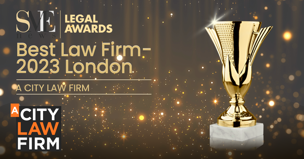 Winner of the  best law firm London 2023